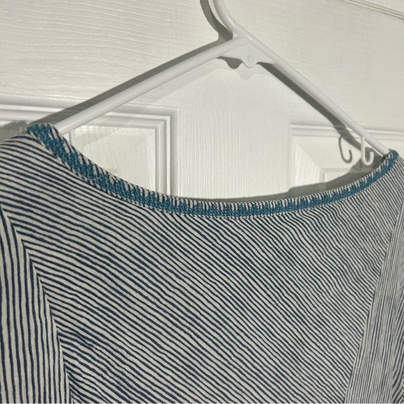 Sundance Time On Your Side Stripped Embroidered Tunic Blouse Boho Size Medium - Picture 10 of 13